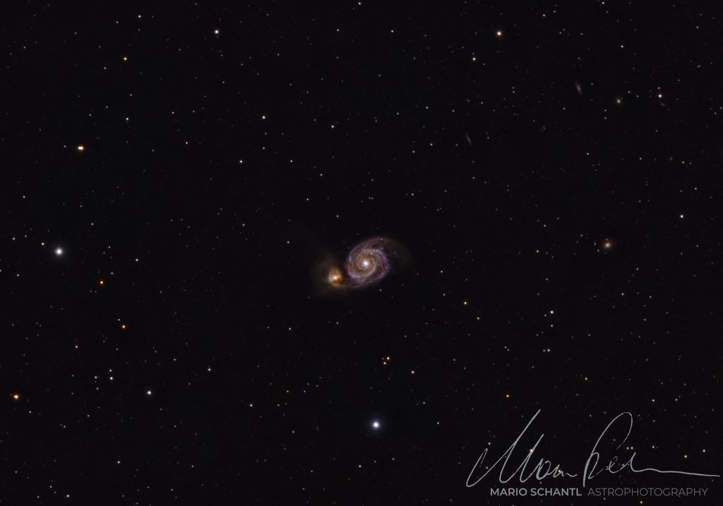 M51-Whirlpool Galaxie