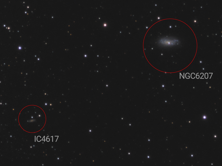 IC4617 und NGC6207