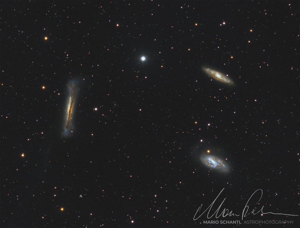 M66 Leo Triplet Galaxiengruppe