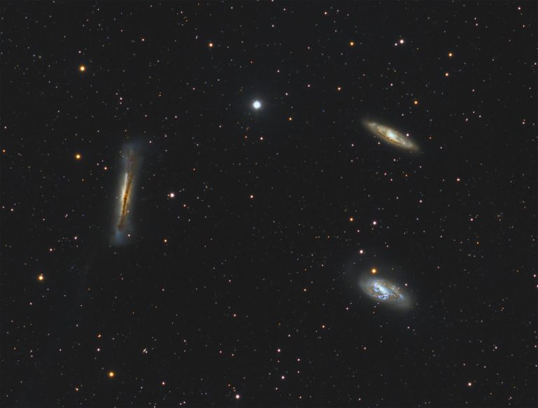 M66 Leo Triplet Galaxiengruppe