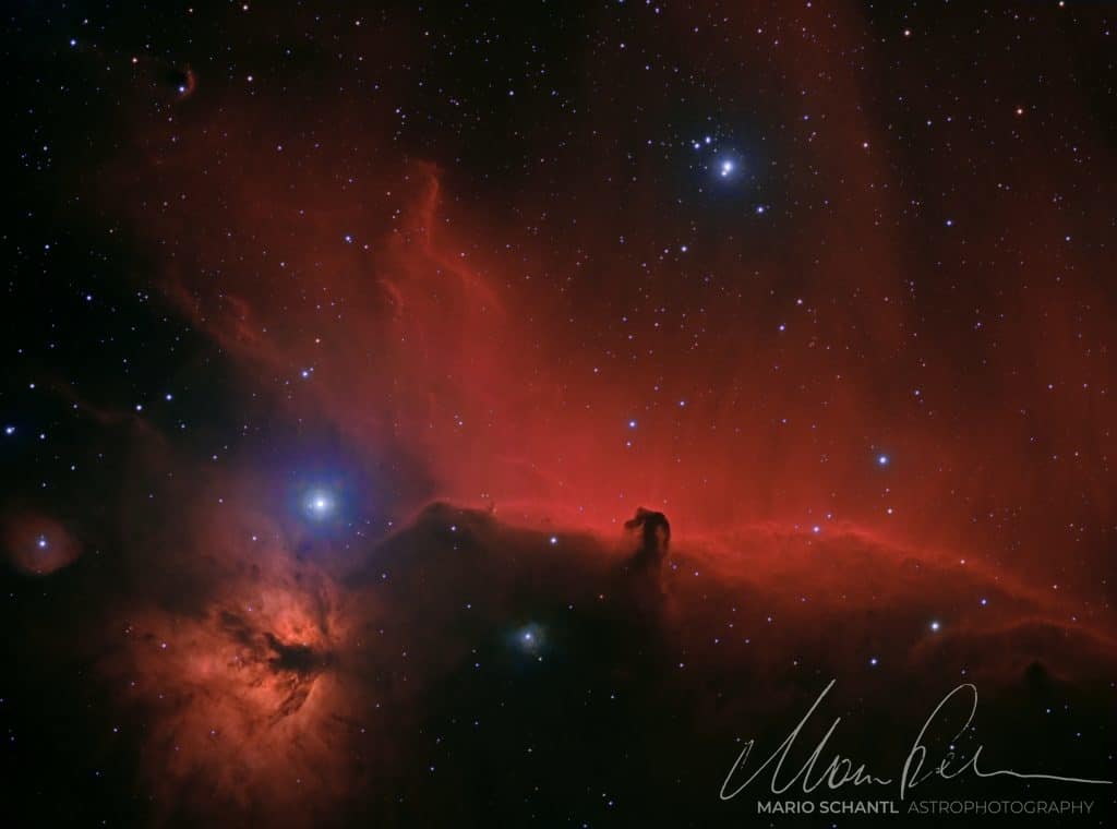 Flammen- und Pferdekopfnebel NGC2024 und IC434